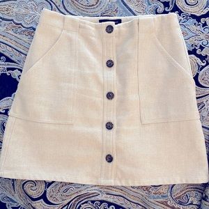 Banana Republic Womens Button Aline Skirt Sz4 $88